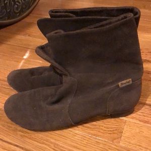 Blowfish Brown suede booties